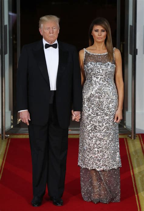 melania trump black chanel|Melania Trump dress.